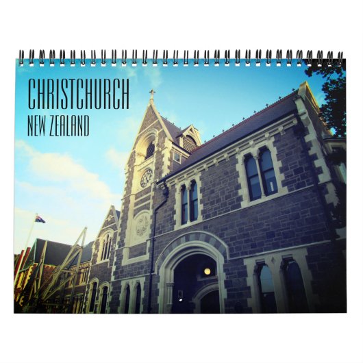 クライストチャーチ NZ 2027 カレンダー (カバー)