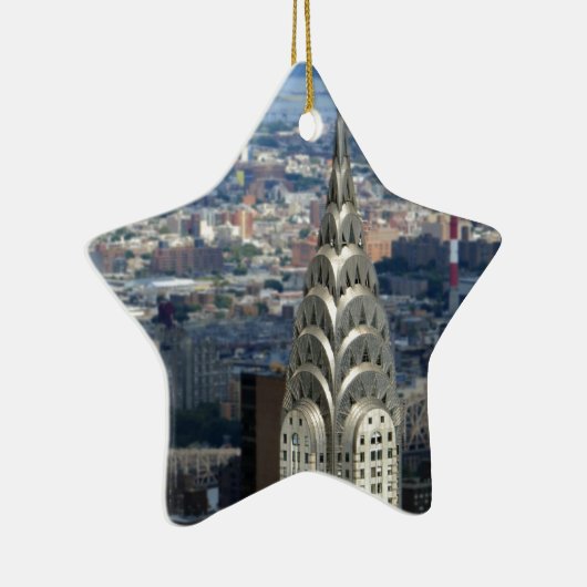 クライスラの建物のような輝やき セラミックオーナメント (右)