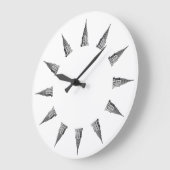 クライスラの建物の上 ラージ壁時計 (傾斜)