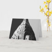 クライスラの建物の尖塔 カード (黄色い花)