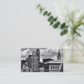 クライスラの建物、Flatironの建物、空の家BW 名刺 (スタンド正面)