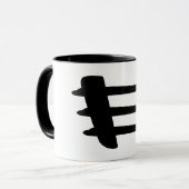 クライスラの集中砲火の側面の条板のコーヒー・マグ マグカップ (正面左)