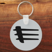 クライスラークロスファイアサイドストラクキーチェーン キーホルダー (正面)