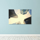 クライスラー建物の低角度 キャンバスプリント (インサイチュ (ウッドフロア))