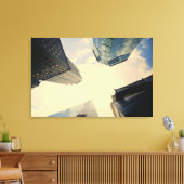 クライスラー建物の低角度 キャンバスプリント (インサイチュ (リビング))