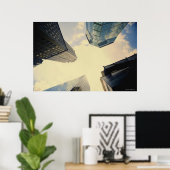 クライスラー建物の低角度 ポスター (ホームオフィス)