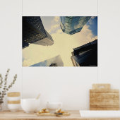 クライスラー建物の低角度 ポスター (キッチン)