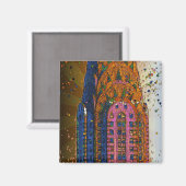 クライスラー建物トップクローズアップ#1 マグネット (正面/裏面)