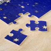 クライスラー建物ドームと星空 ジグソーパズル (側面)