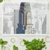 クライスラー建物ニューヨークシティ キッチンタオル (折り畳み)