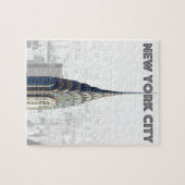 クライスラー建物ニューヨークシティ ジグソーパズル (横)