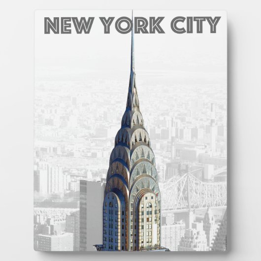 クライスラー建物ニューヨークシティ フォトプラーク (正面)