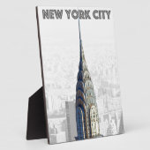 クライスラー建物ニューヨークシティ フォトプラーク (側面)