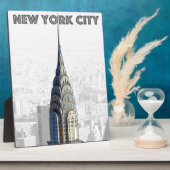 クライスラー建物ニューヨークシティ フォトプラーク (側面)