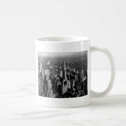 クライスラー建物ニューヨークマンハッタン コーヒーマグカップ (右)