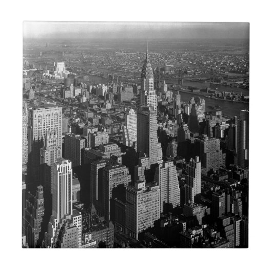 クライスラー建物ニューヨークマンハッタン タイル (正面)