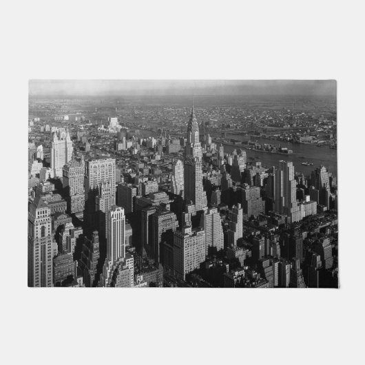 クライスラー建物ニューヨークマンハッタン ドアマット (正面)