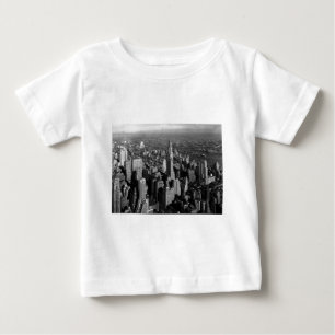 クライスラー建物ニューヨークマンハッタン ベビーTシャツ