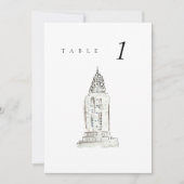 クライスラー建物ニュー結婚ヨークのテーブル番号 (正面)