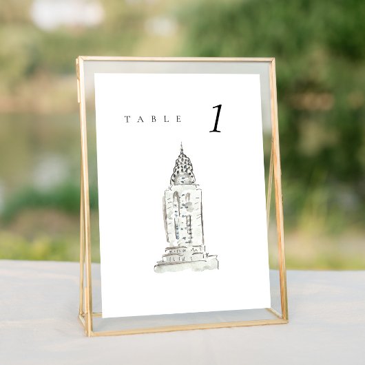 クライスラー建物ニュー結婚ヨークのテーブル番号