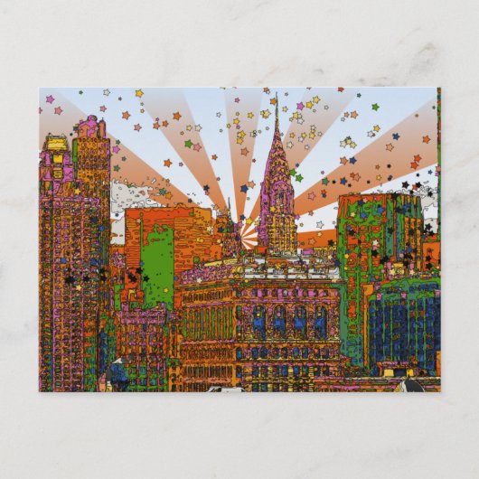 クライスラー建物#2 ポストカード (正面)