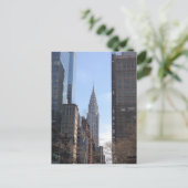 クライスラー建物NYCニューヨーク市建築 ポストカード (スタンド正面)