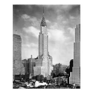 クライスラBuildingの1930年の写真のプリント フォトプリント