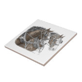 クライデール荷車を引くホースチーム タイル (側面)