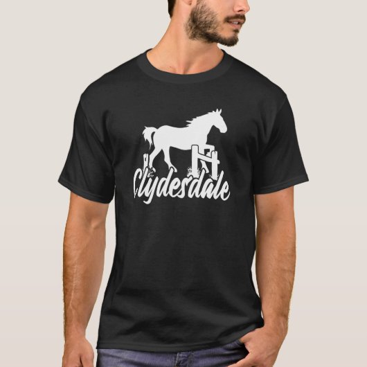 クライデー荷車を引くルホースプンライディング Tシャツ (正面)