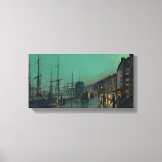 クライドで船を運ぶジョン・アトキンソンの厳しいショー キャンバスプリント