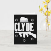 クライドとボニーのハロウィンマッチングカップルのコスム カード (黄色い花)