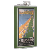 クライドの海岸のビーチの鉄道ポスターに沿う群集 フラスク (右)