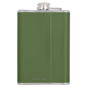 クライドの海岸のビーチの鉄道ポスターに沿う群集 フラスク (裏面)