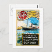 クライド配送会社 – ヴィンテージ ポストカード (正面/裏面)