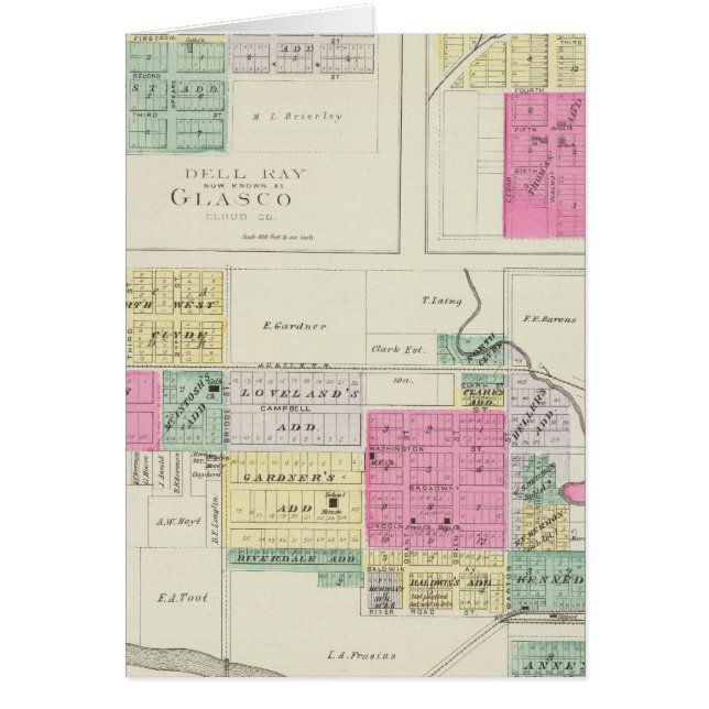 クライド、グラスコ、ジャメスタウン、カンザス (正面)