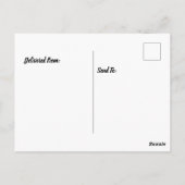 クライド・デール馬の引っ張りステージコーハ ポストカード (裏面)