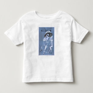 クライド・フィッチもっとも偉大のコメディ「ガールズ」劇場 トドラーTシャツ