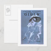 クライド・フィッチもっとも偉大のコメディ「ガールズ」劇場 ポストカード (正面/裏面)