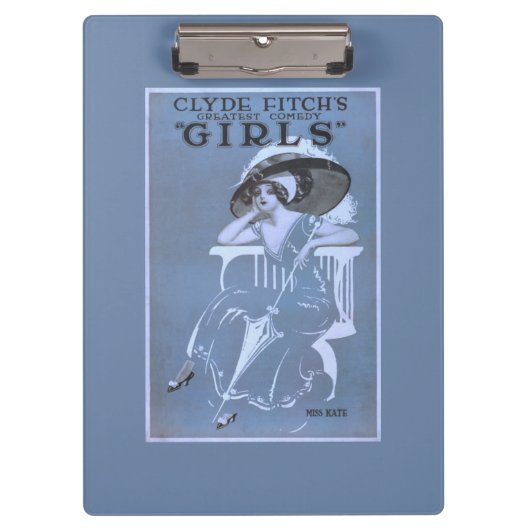 クライドFitchの最も素晴らしい喜劇、"女の子"の劇場 クリップボード (正面)