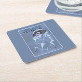 クライドFitchの最も素晴らしい喜劇、"女の子"の劇場 スクエアペーパーコースター (アングル)