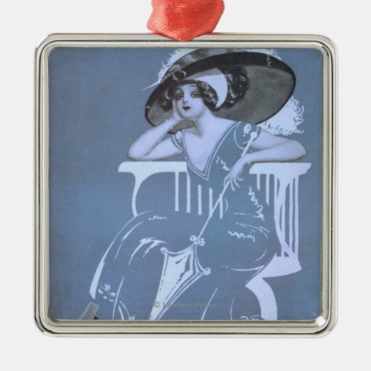 クライドFitchの最も素晴らしい喜劇、"女の子"の劇場 メタルオーナメント (正面)