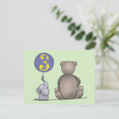 クライナーカール鳥3 ポストカード (スタンド正面)