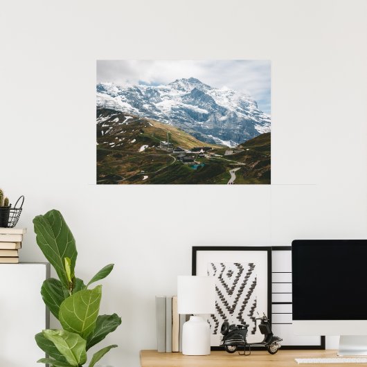 クライネシェデグマウンテンパススイス ポスター (ホームオフィス)