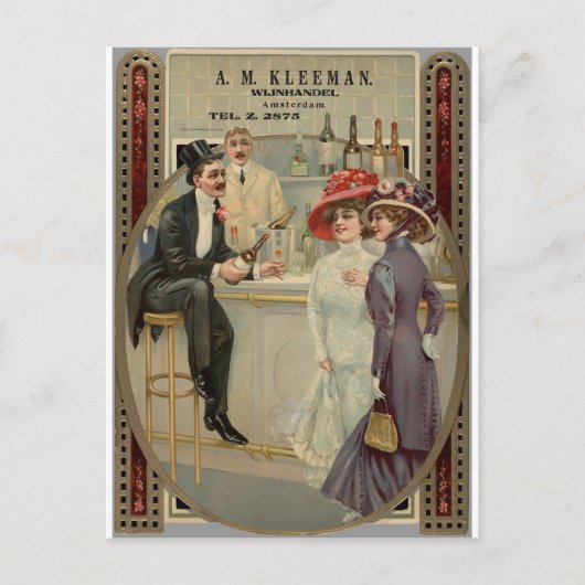 クライマンウイスキー1900年～1925年 ポストカード (正面)