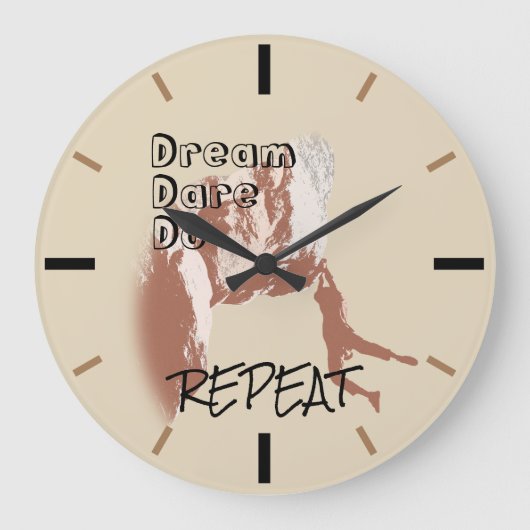 クライマーのクリード大時計 ラージ壁時計 (正面)