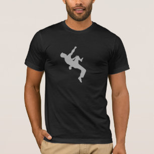 クライマーのシルエット Tシャツ