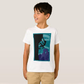 クライマーのKid´sのたそがれのティー Tシャツ (正面フル)