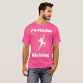 クライマーギフトの問題解決 – ロック登山Bould Tシャツ (正面フル)