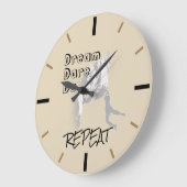 クライマーズ・クリード ラージ壁時計 (傾斜)