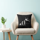 クライマー・おもしろい・ロック登山の進化 クッション (椅子)